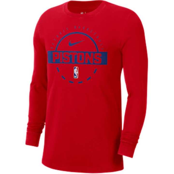 Nike Nike Detroit Pistons Men's Nike Nba Practice Long-Sleeve T-Shirt