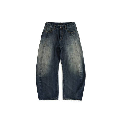 MASONPRINCE Jeans Unisex Blue Moderate Straight Fit Pants
