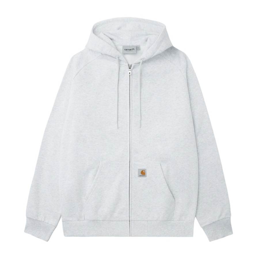 Carhartt WIP Sweatshirts Men's Gray Hooded Non Detachable Moderate