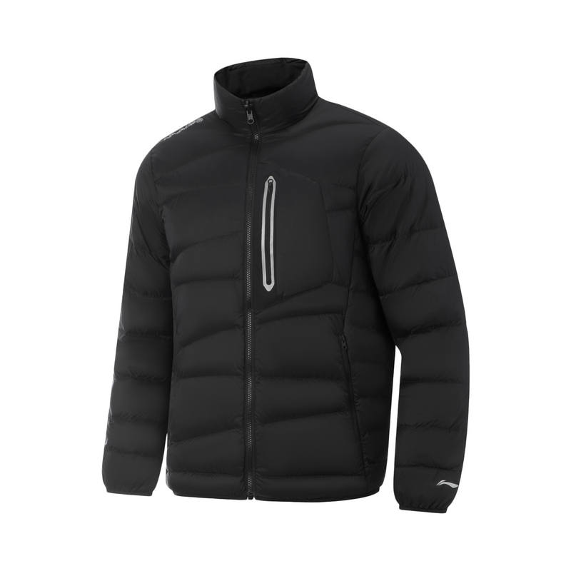 Li-Ning Li Ning Down Jackets Men's Black Stand Collar Moderate