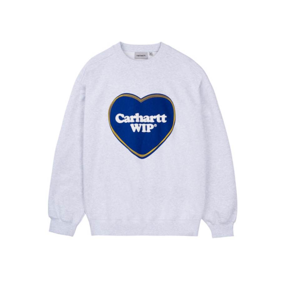 Carhartt WIP Sweatshirts Men's GY2/Gray Crew Neck Moderate
