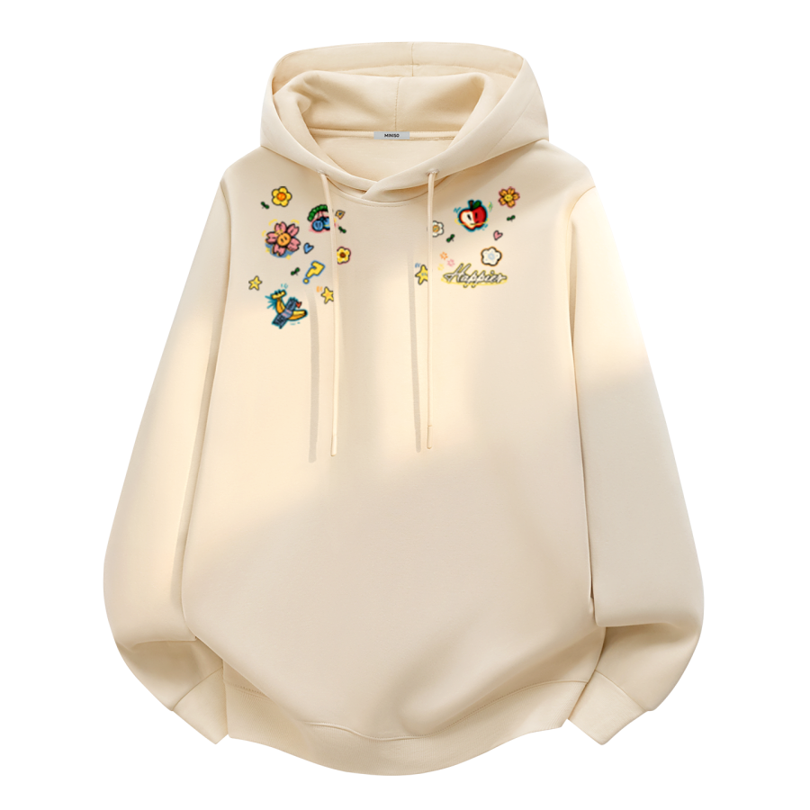 MINISO MINISO Sweatshirts Unisex Hooded Moderate Plus Size