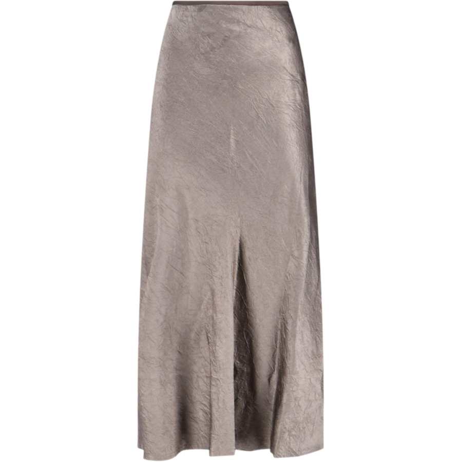 Maison Margiela Bias Cut Satin Midi Skirt