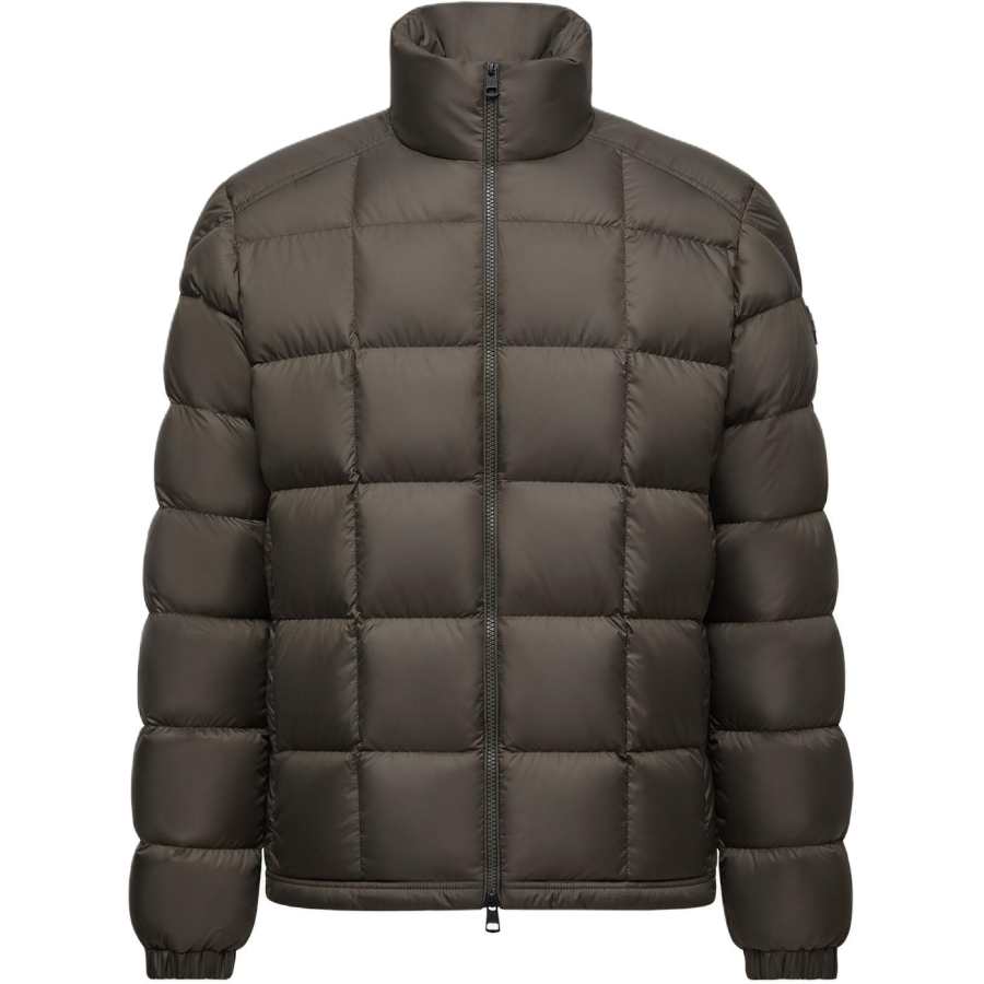 Moncler Moncler Eglise square-quilted hooded down jacket