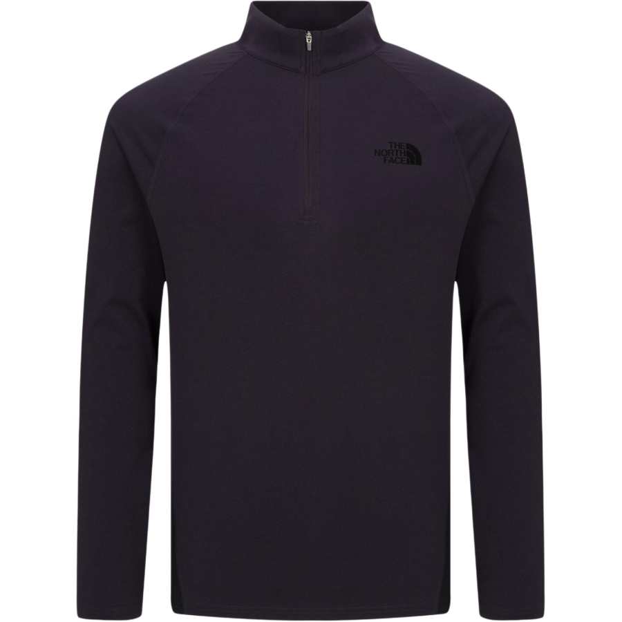 THE NORTH FACE Apparel Collection T Shirts Men's Dark Purple Stand Collar