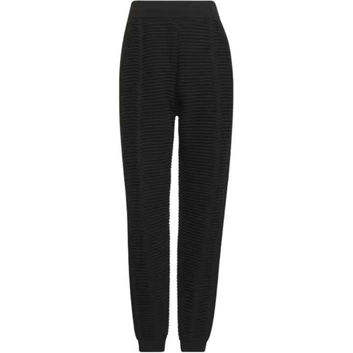 Adidas Adidas Knitted Sweatpants Unisex Black Moderate Straight Fit Pants