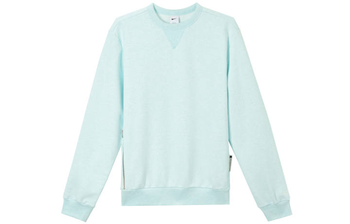 Nike Nike Dri FIT Standard Issue Sweatshirt Men's Glacier Blue/Color/Light Ivory White