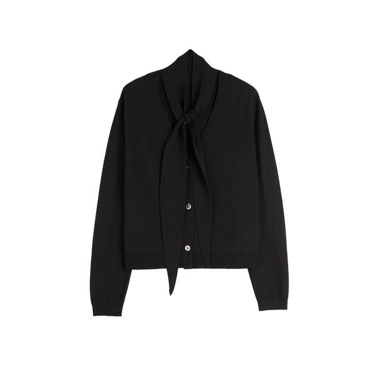 ELLE Knitwear Women's Crew Neck Moderate Cardigan