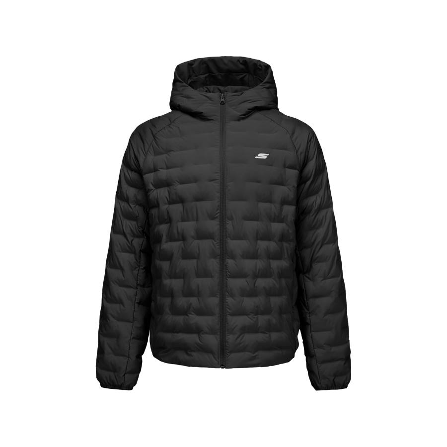 Skechers Jackets Men's Carbon Black/0018 Hooded Moderate Other
