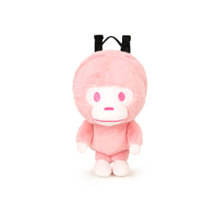 BABY MILO STORE BY A BATHING APE Fabric Backpack Women's Pink/Brown