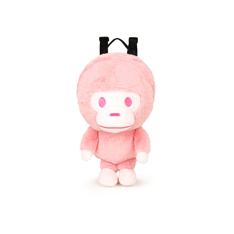 BABY MILO STORE BY A BATHING APE Fabric Backpack Women's Pink/Brown