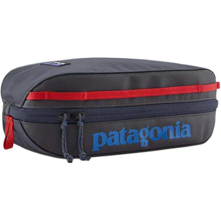 Patagonia Fabric Travel Storage Bag Unisex Dark Flame Blue & Black & Pineapple Red
