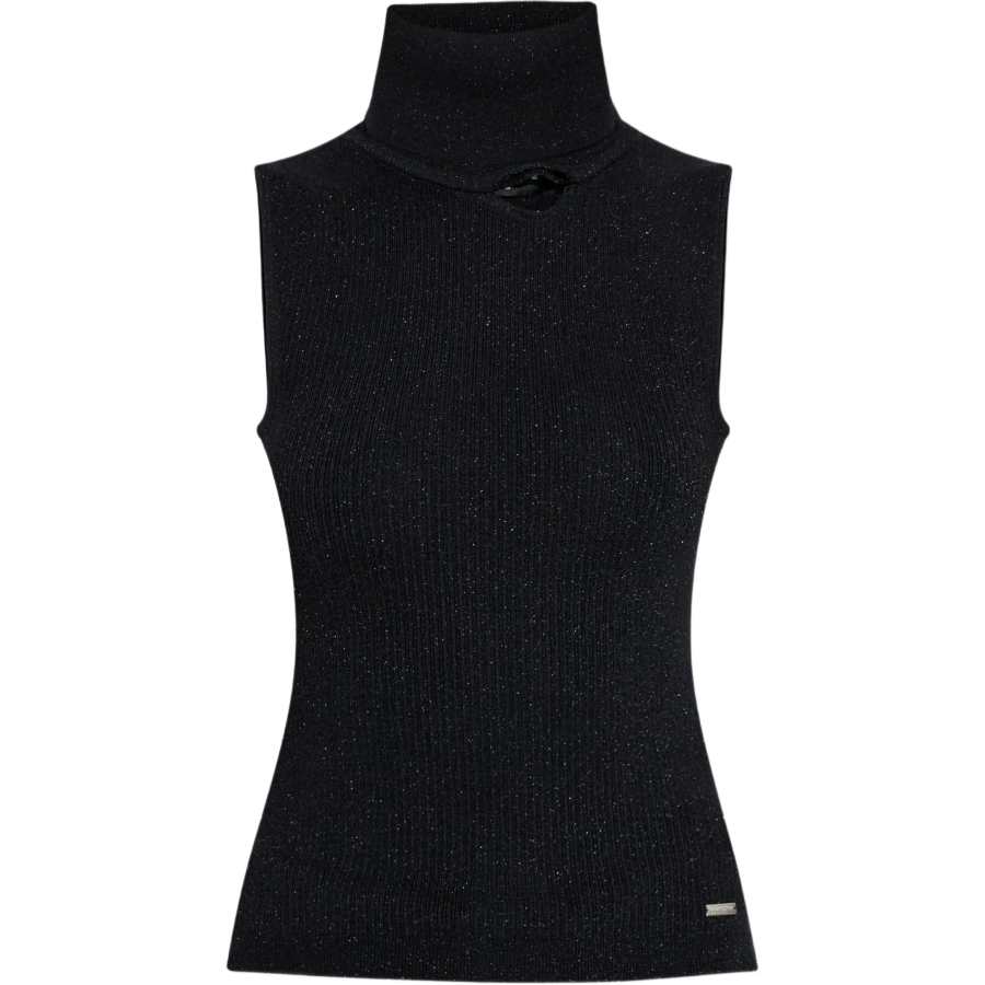 DSQUARED 2 Dsquared 2 High-Neck Ribbed-Knit Sleeveless Top