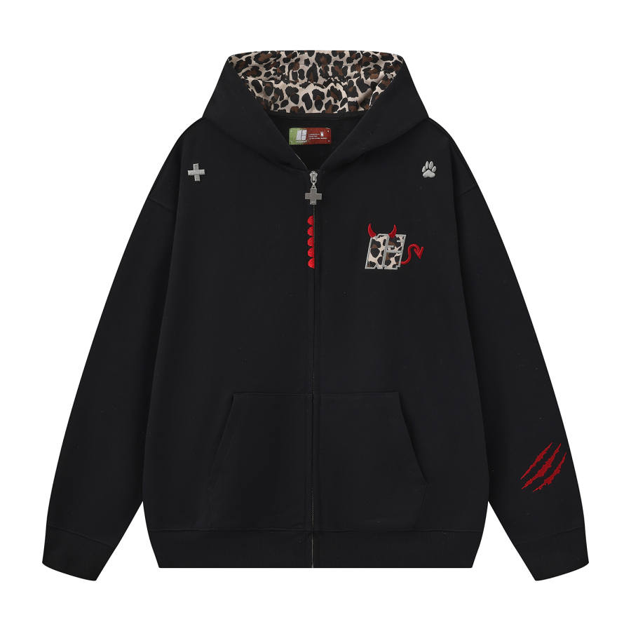 NSTNEW START Sweatshirts Unisex Hooded Moderate Cardigan