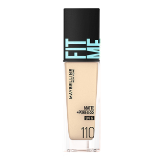 Maybelline Mixed Leather Small Blue Bottle Liquid Foundation FIT ME Flawless Custom Collection