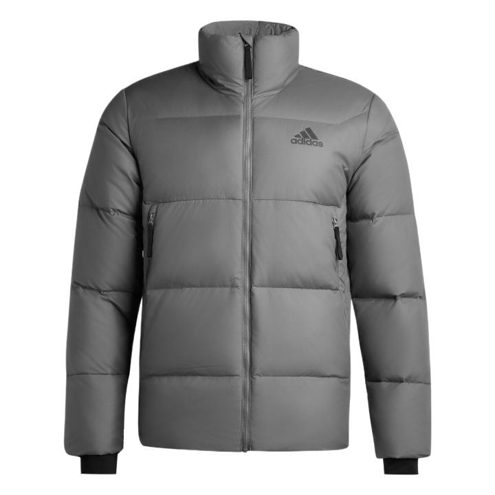 Adidas Adidas Down Jackets Women's Gray Stand Collar Moderate