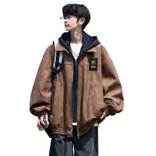 URBAN AUTHENTIC Jackets Unisex Hooded Non Detachable Thickened