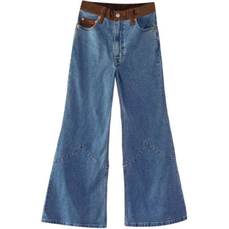 Levis Levis Jeans Women's Light Blue Moderate Flared Pants