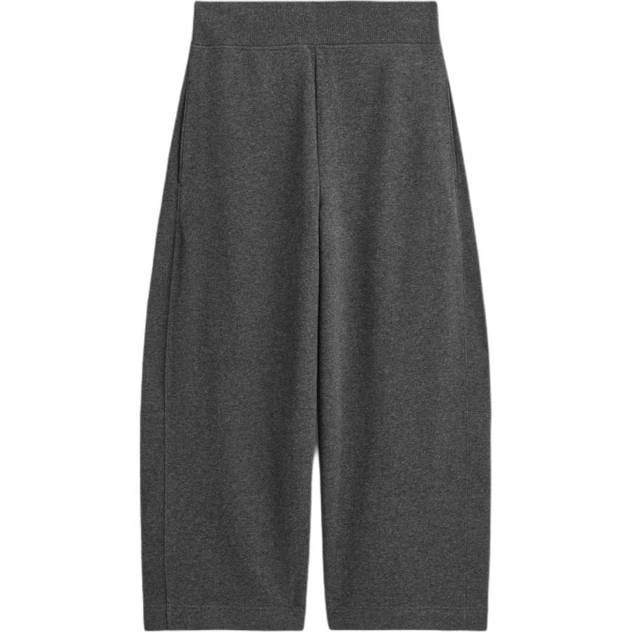 COS Casual Pants Women's Charcoal Gray Moderate Wide Leg Pants