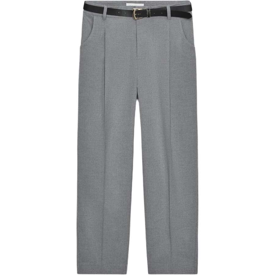 ZARA Casual Pants Women's Gray Moderate Straight Fit Pants