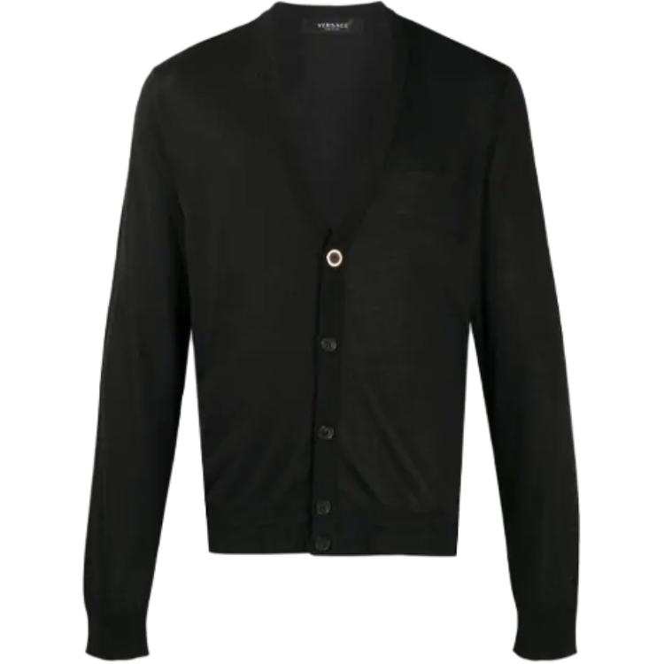 VERSACE Loose Fit Knitwear Men's Black
