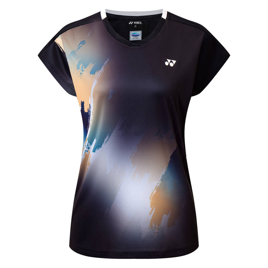 YONEX T Shirts Women's V Neck Moderate Straight Fit
