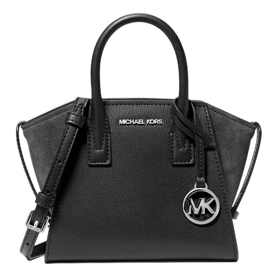 MICHAEL KORS Avril Leather One Shoulder Handbag Mini Women's Black