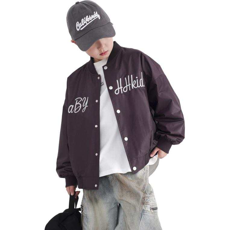 EASTERN CAMEL EASTERN CAMEL Kids Jackets Baseball Collar Moderate