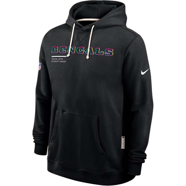 Nike Nike Cincinnati Bengals Crucial Catch Sideline Men's Nike Dri FIT Nfl Pullover Hoodie