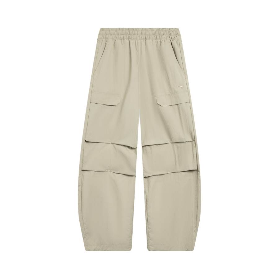 Li-Ning Li Ning Sports Life Collection Fleece Lined Thermal Sports Fashion Versatile Casual Sports Casual Pants Women's