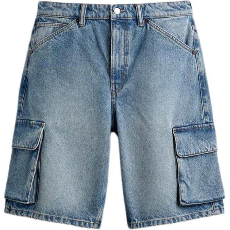 ZARA ZARA Denim Shorts Men's Medium Blue Moderate