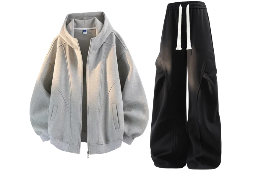 GWAF Sweatshirt Sets Unisex Hooded Moderate