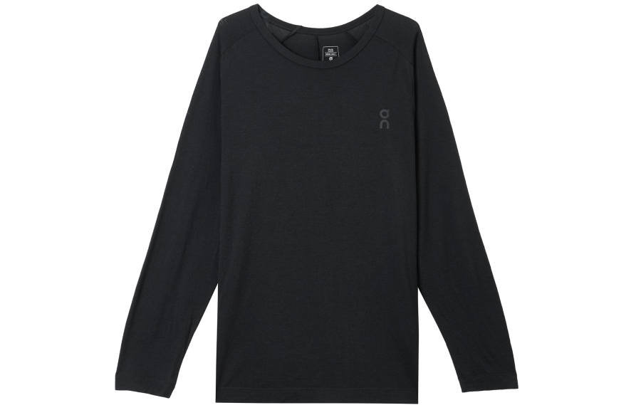 On Merino On Long T Shirt Men's Black