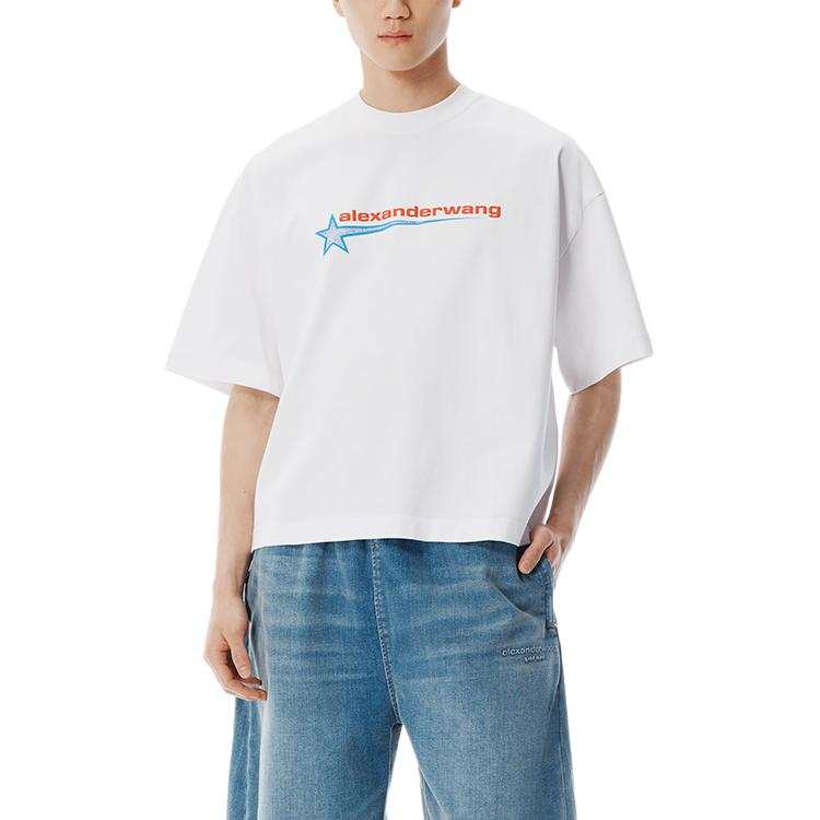 Alexander Wang Alexander Wang Star Patterned Crewneck T Shirt