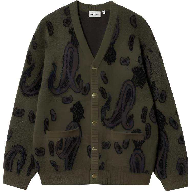 Carhartt Wip Medford paisley-jacquard cardigan