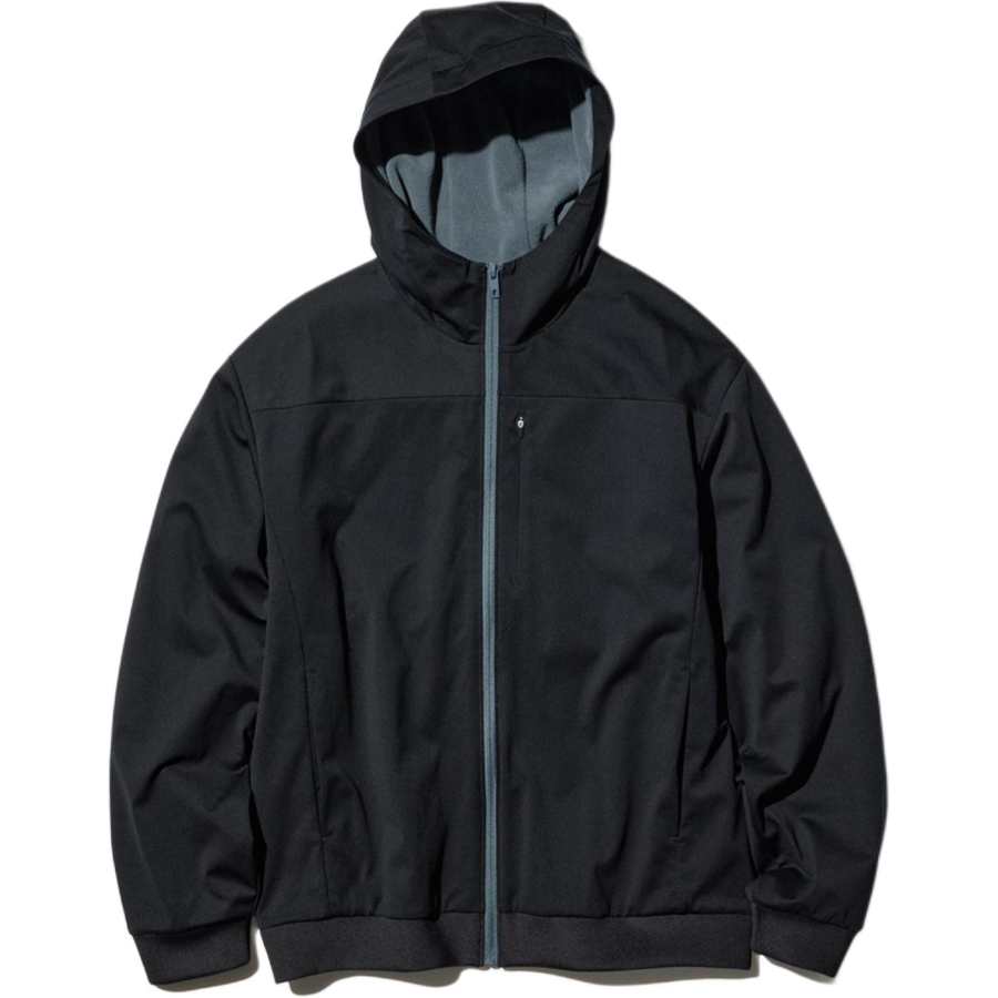 UNIQLO Jackets Men's Black Hooded Moderate Other