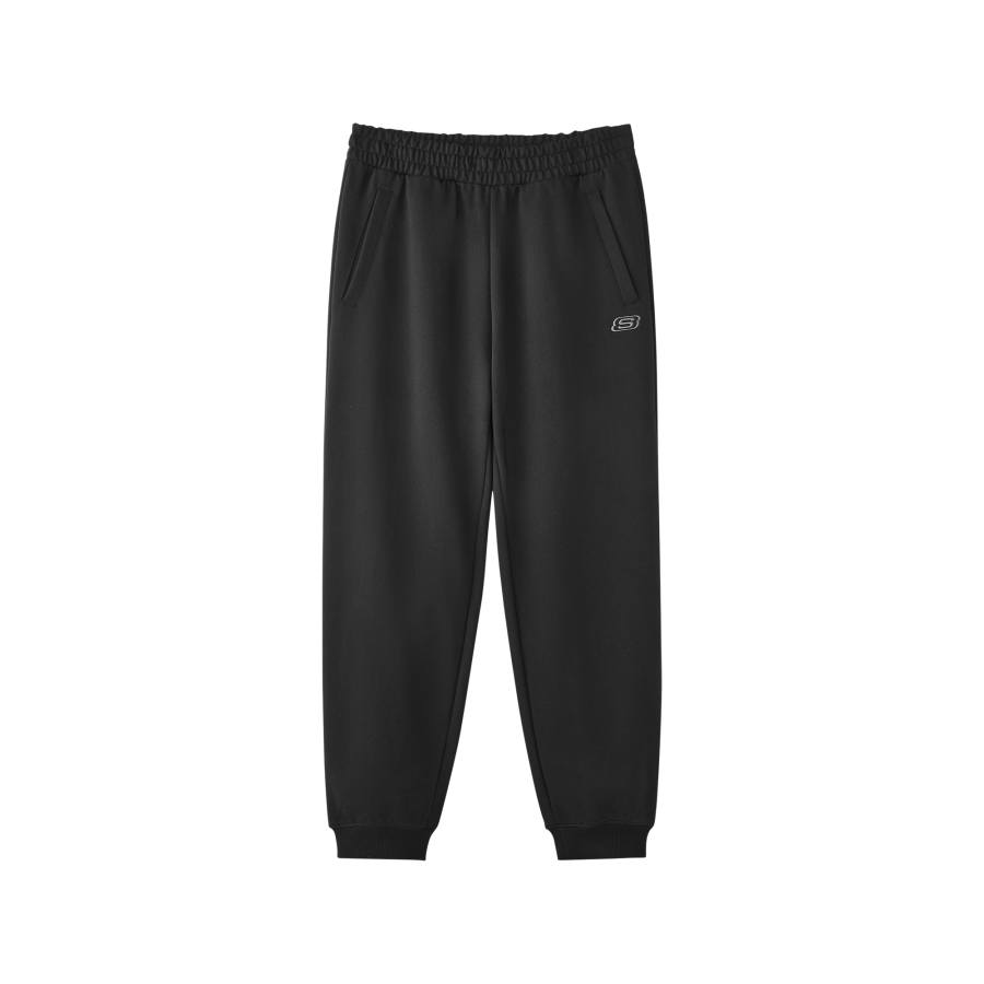Skechers New Year Collection Sports Lifestyle Collection Knitted Sweatpants Men's Carbon Black