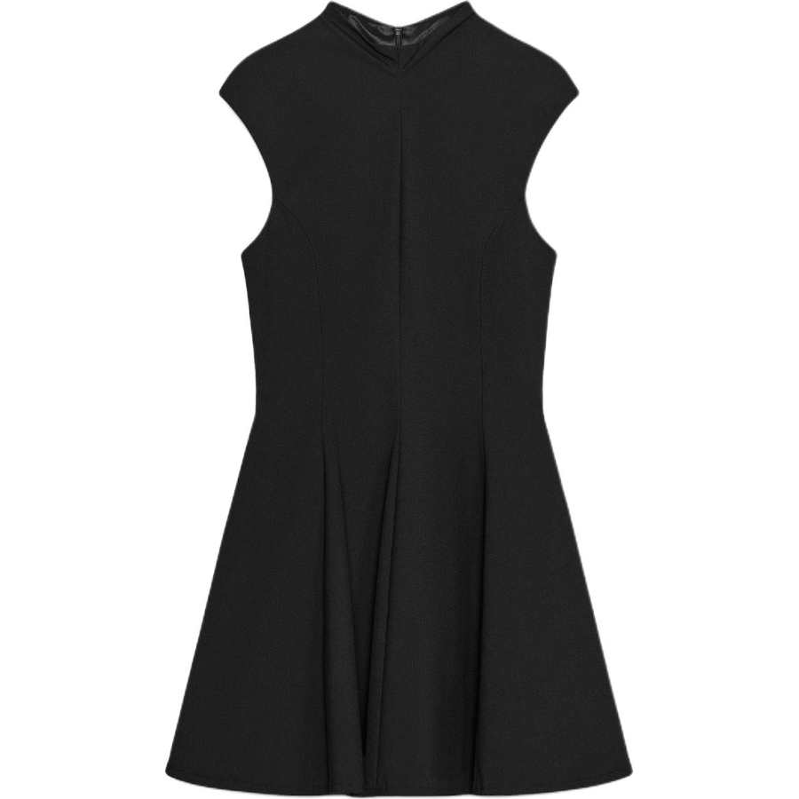 ZARA Sleeveless Dresses Women's Black Turtleneck Moderate