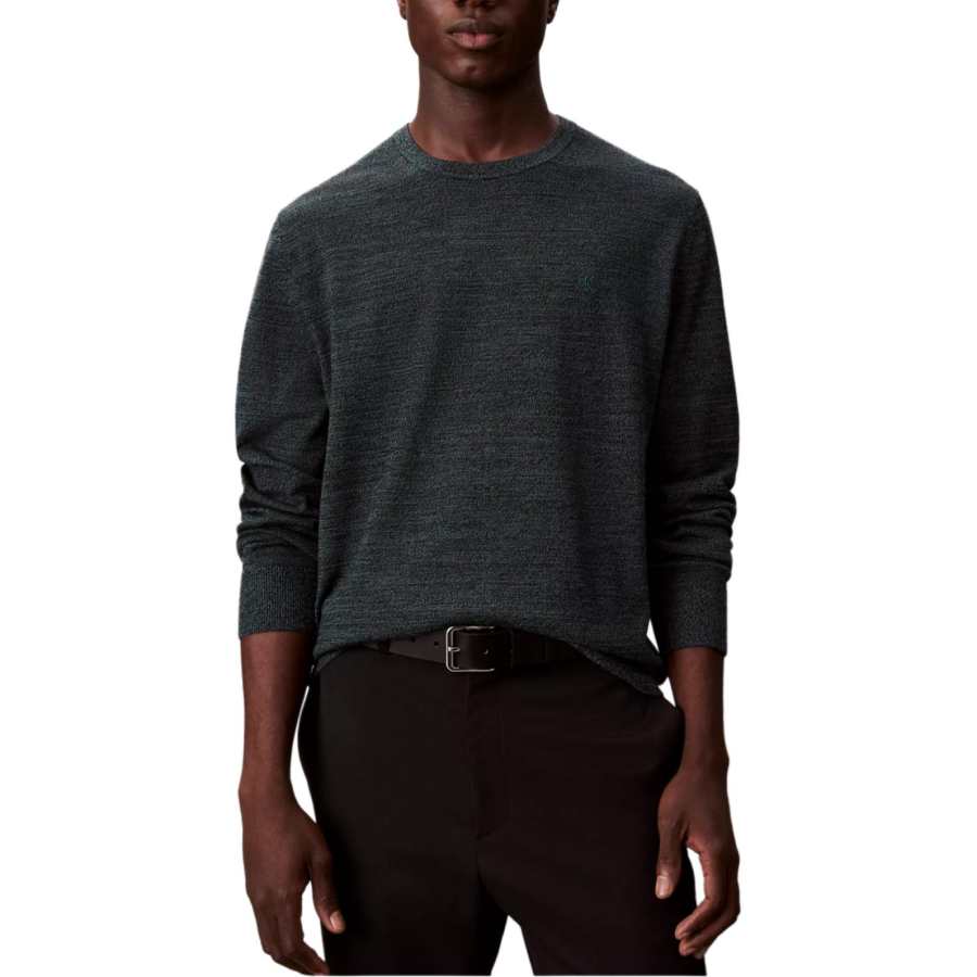 Calvin Klein Sweaters Men's Gray Crew Neck Moderate
