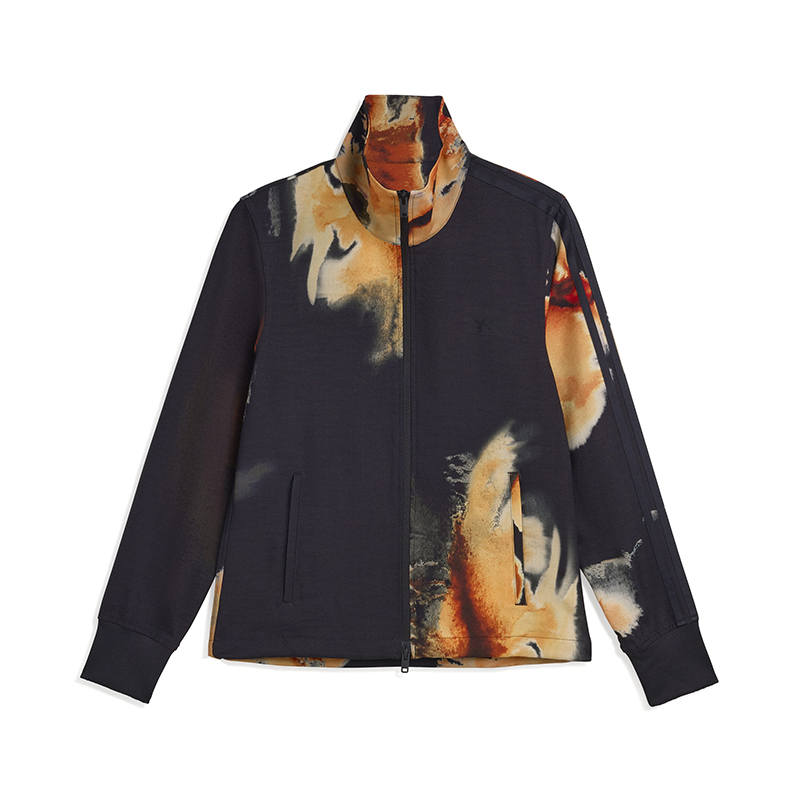 Y-3 Y-3 abstract-print zip-up jacket