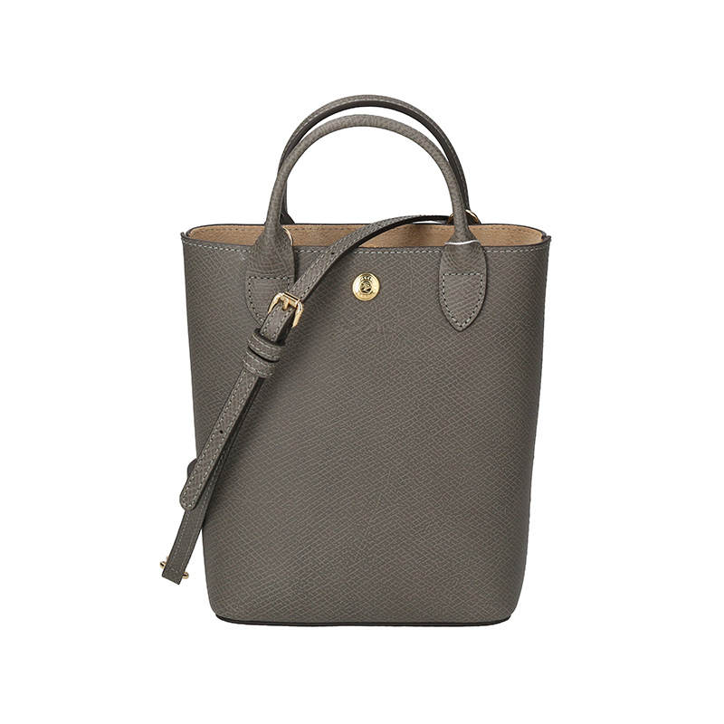 LONGCHAMP Épure Cow Leather Handbag Mini Women's Gray
