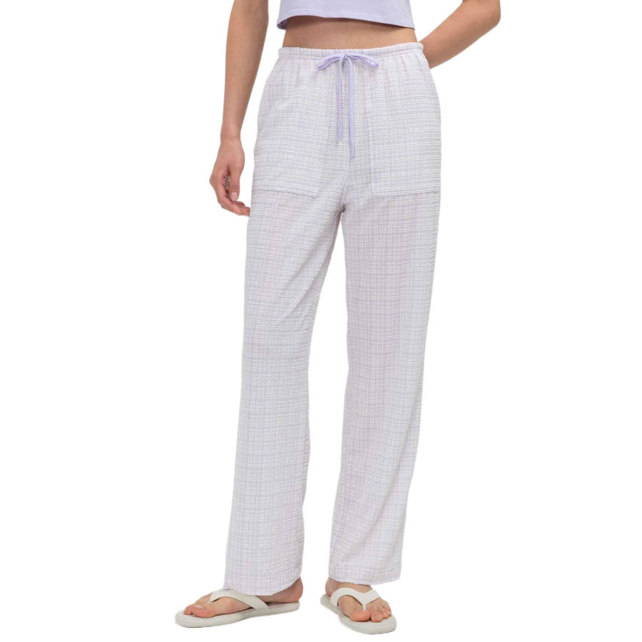 Lululemon Casual Pants Women's Matte Finish Butter Lavender/BCCF Moderate Straight Fit Pants