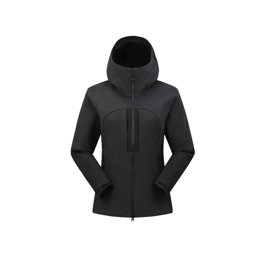 Under Armour Softshell Jackets Women's Twilight Black Hood Moderate