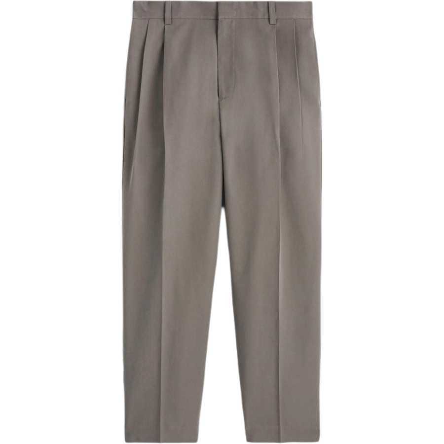 COS Casual Pants Men's Dark Beige Moderate Straight Fit Pants