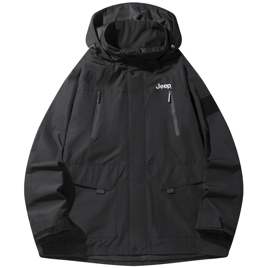 Jeep Jeep Jackets Unisex Hooded Fleece Lined Soft Shell