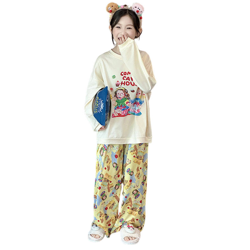 Lanza Casual Loungewear Sets Spring Fall Teenagers