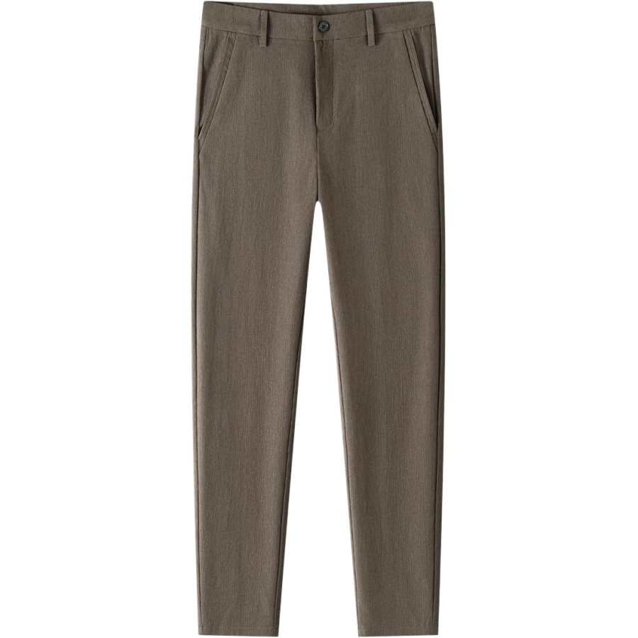 Hodo Casual Pants Men's Thickened Straight Fit Pants