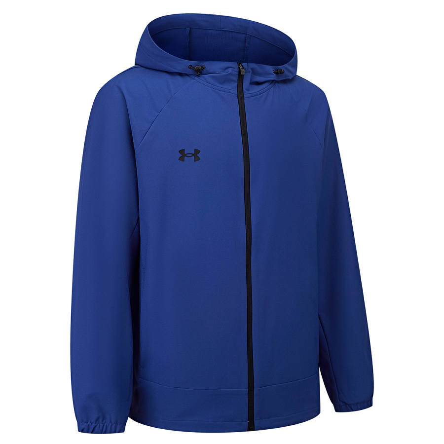 Under Armour Jackets Unisex Royal Blue Hooded Moderate Other