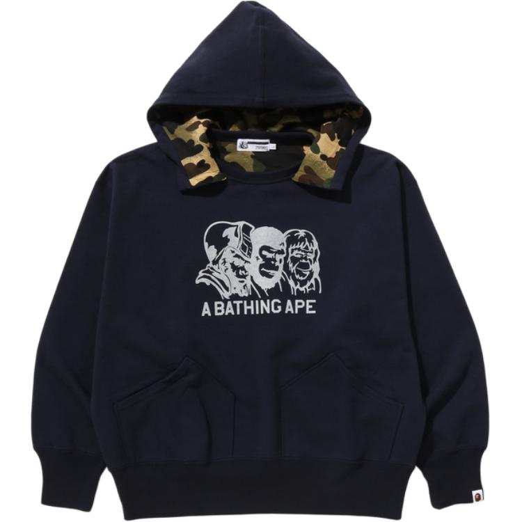 A BATHING APE A Bathing Ape Double Face cotton hoodie