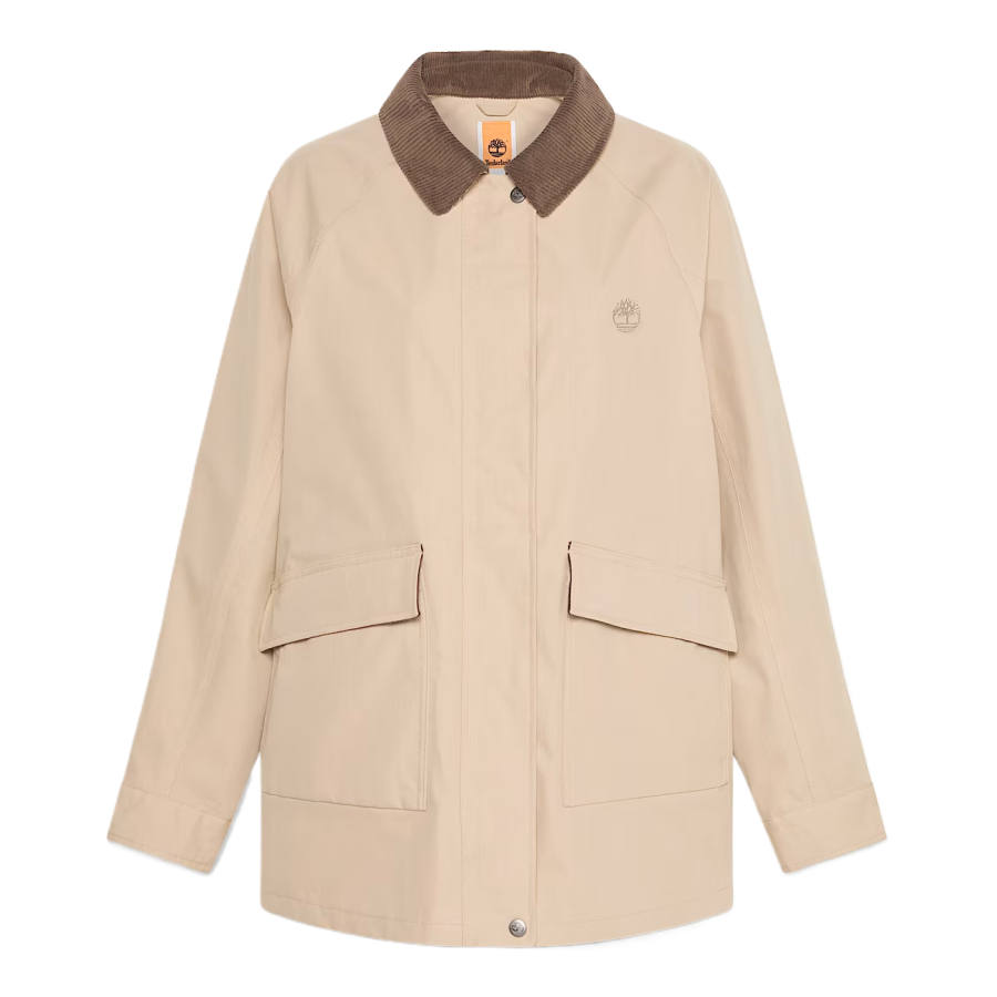 Timberland Coats Women's Beige Lapel Moderate